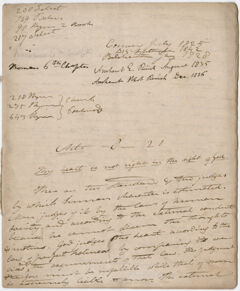Thumbnail for Edward Hitchcock unnumbered sermon, 1825 July - Image 1