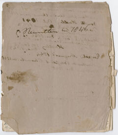 Thumbnail for Edward Hitchcock unnumbered sermon, 1839 May - Image 1