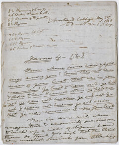 Thumbnail for Edward Hitchcock unnumbered sermon, 1846 May 3 - Image 1