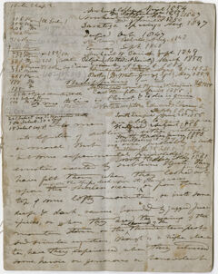Thumbnail for Edward Hitchcock unnumbered sermon, 1847 May 23 - Image 1