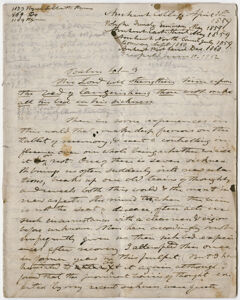 Thumbnail for Edward Hitchcock unnumbered sermon, 1859 April 10 - Image 1