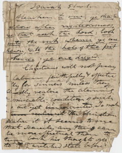 Thumbnail for Edward Hitchcock sermon notes, 1834 March - Image 1
