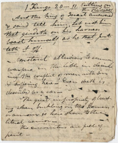 Thumbnail for Edward Hitchcock sermon notes, 1835 June - Image 1