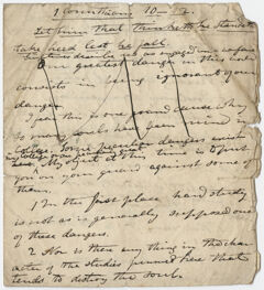 Thumbnail for Edward Hitchcock sermon notes, 1836 - Image 1
