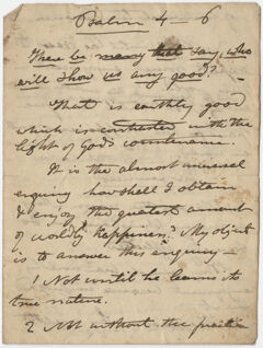 Thumbnail for Edward Hitchcock sermon notes, 1837 March - Image 1