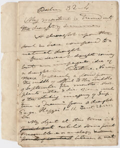 Thumbnail for Edward Hitchcock sermon notes, 1838 August 9 - Image 1