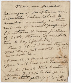 Thumbnail for Edward Hitchcock sermon notes, 1840 February - Image 1