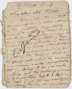 Thumbnail for Edward Hitchcock sermon notes, 1841 May - Image 1