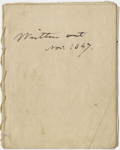 Thumbnail for Edward Hitchcock sermon notes, 1843 January - Image 1