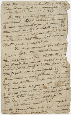 Thumbnail for Edward Hitchcock sermon notes, 1852 February - Image 1