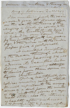 Thumbnail for Edward Hitchcock sermon notes, 1855 May 24 - Image 1