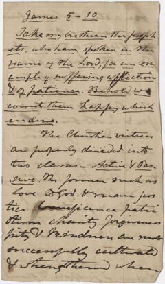 Thumbnail for Edward Hitchcock sermon notes, 1859 May - Image 1