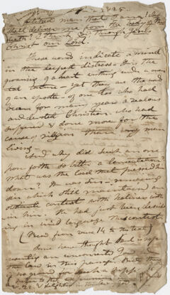 Thumbnail for Edward Hitchcock sermon notes, 1823 February - Image 1