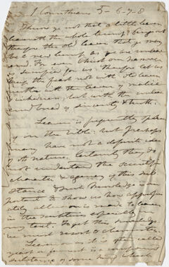 Thumbnail for Edward Hitchcock sermon notes, 1849 February 1 - Image 1