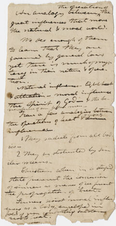 Thumbnail for Edward Hitchcock sermon notes, 1833 February 26 - Image 1