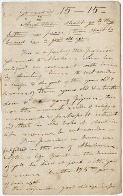 Thumbnail for Edward Hitchcock sermon, 1822 March 14 - Image 1