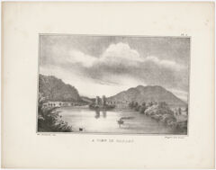 Thumbnail for Orra White Hitchcock plate, "A view in Hadley," 1841