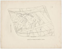 Thumbnail for Plate, "Sketch of veins in sienite, Salem," 1841