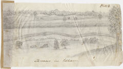 Thumbnail for Pencil drawing, "Terraces in the Pelham"