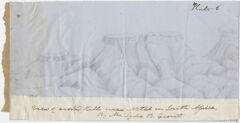 Thumbnail for Lydia B. Grout pencil drawing, "View of eroded hills near Natal in South Africa"
