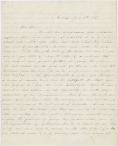Thumbnail for Edward Hitchcock letter to unidentified recipient, 1857 June 11 - Image 1