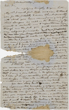 Thumbnail for Edward Hitchcock draft letter to unidentified recipient, 1857 June 15 - Image 1