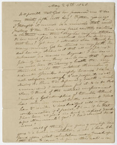 Thumbnail for Edward Hitchcock diary, 1828 May 24 - Image 1