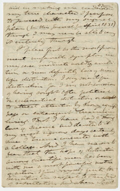 Thumbnail for Edward Hitchcock diary, "Private Notes," 1843 December to 1854 June 18 - Image 1