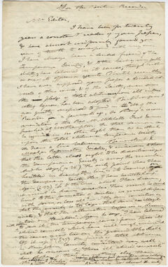 Thumbnail for Edward Hitchcock letter to the editor of the Boston Recorder - Image 1