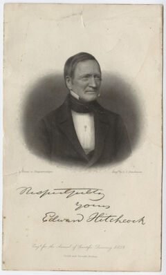 Thumbnail for Edward Hitchcock, portrait, facing right, circa 1854