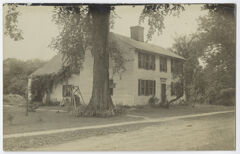 Thumbnail for Postcard with exterior view of Edward Hitchcock's birthplace - Image 1