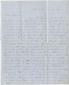 Thumbnail for Orra White Hitchcock letter to Edward Hitchcock, Jr., 1852 November 14 - Image 1