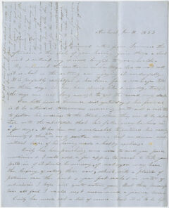 Thumbnail for Orra White Hitchcock letter to Edward Hitchcock, Jr., 1853 January 10 - Image 1