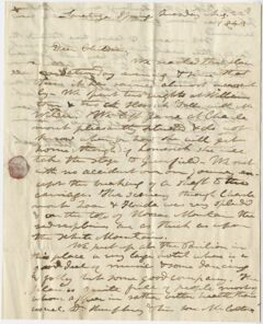 Thumbnail for Edward Hitchcock and Orra White Hitchcock letter to the Hitchcock children, 1843 August 22 - Image 1