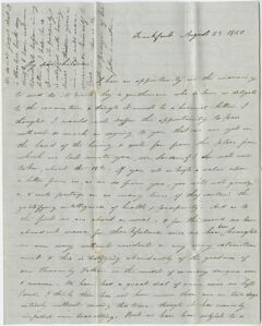 Thumbnail for Orra White Hitchcock letter to the Hitchcock children, 1850 August 23 - Image 1