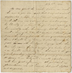 Thumbnail for Orra White Hitchcock letter to unidentified recipient, 1816 July 6 - Image 1