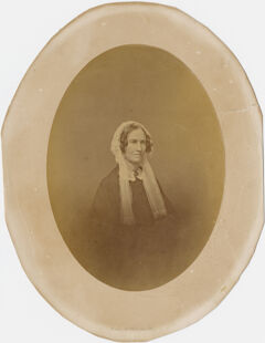 Thumbnail for Orra White Hitchcock, oval head and shoulders portrait, facing right - Image 1