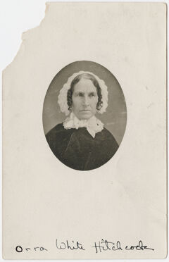 Thumbnail for Orra White Hitchcock, head and shoulders portrait, facing front - Image 1