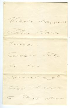 Thumbnail for Emily Dickinson letter to Abigail Ingersoll Cooper - Image 1