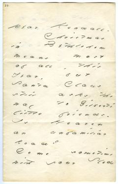 Thumbnail for Emily Dickinson letter to Kendall Emerson - Image 1