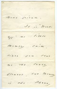 Thumbnail for Emily Dickinson letter to Ellen Mather - Image 1