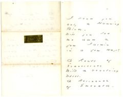 Thumbnail for Emily Dickinson letter to Sarah Tuckerman - Image 1