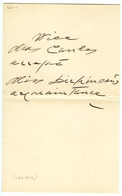 Thumbnail for Lavinia Dickinson letters to Sara Cowles and Katharine Cowles - Image 1