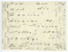Thumbnail for Emily Dickinson letter to Edward (Ned) Dickinson - Image 1