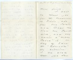 Thumbnail for Emily Dickinson letter to Harriet Austin Dickinson - Image 1