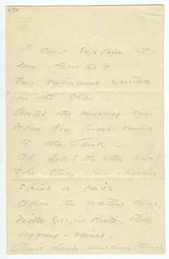Thumbnail for Emily Dickinson letter to Samuel Bowles