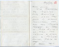 Thumbnail for Emily Dickinson letter to Charles H. Clark - Image 1