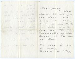 Thumbnail for Emily Dickinson letter to J. K. Chickering - Image 1