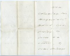 Thumbnail for Emily Dickinson letter to Joseph Knowlton Chickering - Image 1