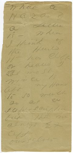 Thumbnail for Emily Dickinson letter to Thomas Wentworth Higginson - Image 1